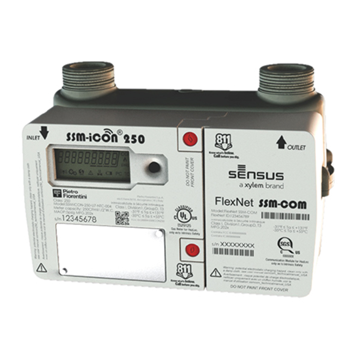 sensus SSM-iCON 250 (with Sensus SSM-COM FlexNet Module)